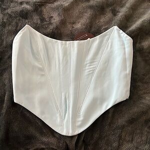 White fox Corset top